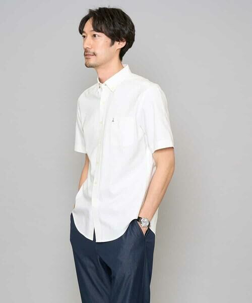 a.v.v / アー・ヴェ・ヴェ シャツ・ブラウス | 【イージーケア/洗濯機で洗える/速乾/接触冷感/毛玉になりにくい】オックスハンソデシャツ | 詳細17