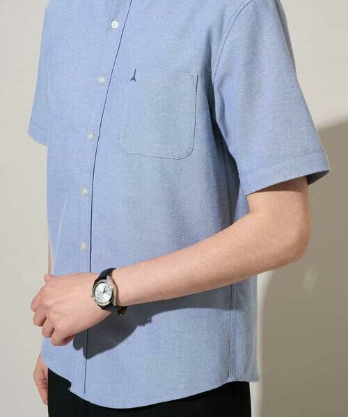 a.v.v / アー・ヴェ・ヴェ シャツ・ブラウス | 【イージーケア/洗濯機で洗える/速乾/接触冷感/毛玉になりにくい】オックスハンソデシャツ | 詳細21