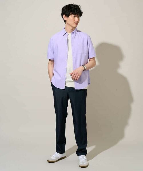 a.v.v / アー・ヴェ・ヴェ シャツ・ブラウス | 【イージーケア/洗濯機で洗える/速乾/接触冷感/毛玉になりにくい】オックスハンソデシャツ | 詳細7