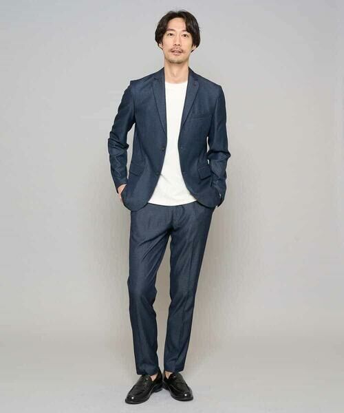 a.v.v / アー・ヴェ・ヴェ セットアップ | 【イージーケア/接触冷感】デニムライクストレッチスマートジャケット | 詳細5