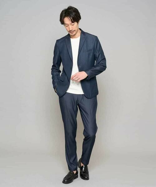 a.v.v / アー・ヴェ・ヴェ セットアップ | 【イージーケア/接触冷感】デニムライクストレッチスマートジャケット | 詳細6