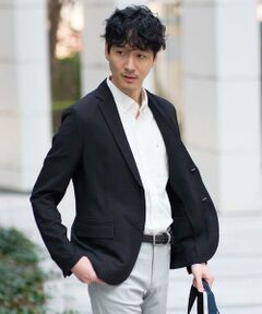 a.v.v / アー・ヴェ・ヴェ セットアップ | 【イージーケア/洗濯機で洗える/吸水速乾/毛玉になりにくい】シアサッカースマートジャケット