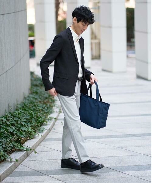 a.v.v / アー・ヴェ・ヴェ セットアップ | 【イージーケア/洗濯機で洗える/吸水速乾/毛玉になりにくい】シアサッカースマートジャケット | 詳細1