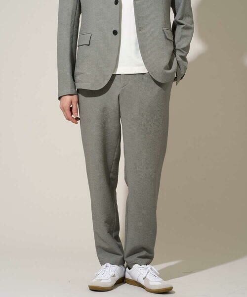 a.v.v / アー・ヴェ・ヴェ セットアップ | 【イージーケア/洗濯機で洗える/吸水速乾/毛玉になりにくい】シアサッカースマートジャケット | 詳細11