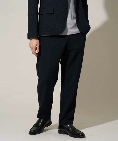 a.v.v / アー・ヴェ・ヴェ セットアップ | 【イージーケア/洗濯機で洗える/吸水速乾/毛玉になりにくい】シアサッカースマートジャケット | 詳細13