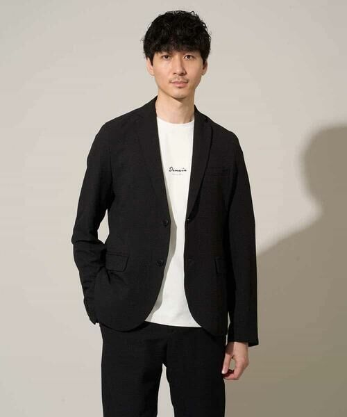 a.v.v / アー・ヴェ・ヴェ セットアップ | 【イージーケア/洗濯機で洗える/吸水速乾/毛玉になりにくい】シアサッカースマートジャケット | 詳細14