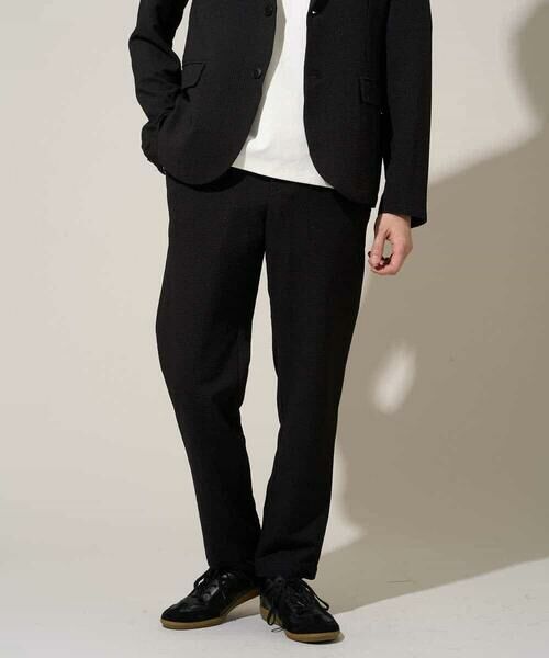 a.v.v / アー・ヴェ・ヴェ セットアップ | 【イージーケア/洗濯機で洗える/吸水速乾/毛玉になりにくい】シアサッカースマートジャケット | 詳細15