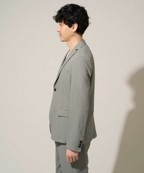 a.v.v / アー・ヴェ・ヴェ セットアップ | 【イージーケア/洗濯機で洗える/吸水速乾/毛玉になりにくい】シアサッカースマートジャケット | 詳細20