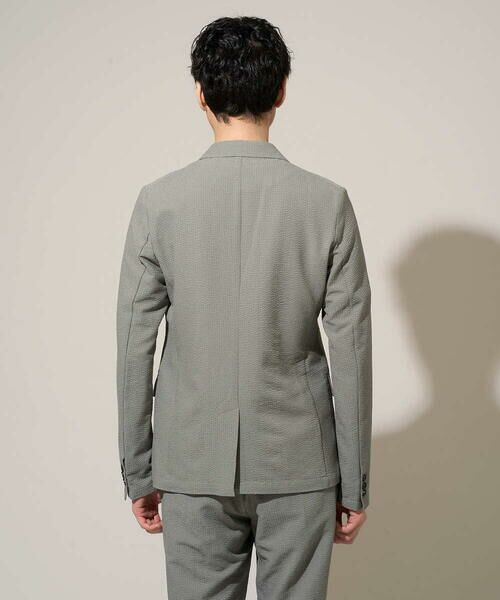 a.v.v / アー・ヴェ・ヴェ セットアップ | 【イージーケア/洗濯機で洗える/吸水速乾/毛玉になりにくい】シアサッカースマートジャケット | 詳細21