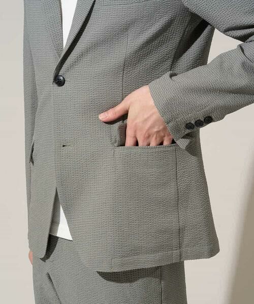 a.v.v / アー・ヴェ・ヴェ セットアップ | 【イージーケア/洗濯機で洗える/吸水速乾/毛玉になりにくい】シアサッカースマートジャケット | 詳細24