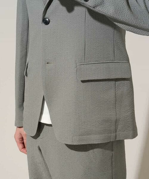 a.v.v / アー・ヴェ・ヴェ セットアップ | 【イージーケア/洗濯機で洗える/吸水速乾/毛玉になりにくい】シアサッカースマートジャケット | 詳細25