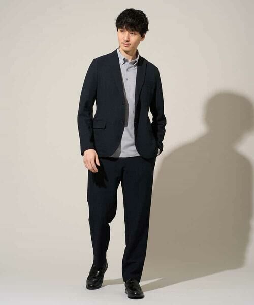 a.v.v / アー・ヴェ・ヴェ セットアップ | 【イージーケア/洗濯機で洗える/吸水速乾/毛玉になりにくい】シアサッカースマートジャケット | 詳細4