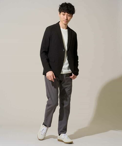 a.v.v / アー・ヴェ・ヴェ セットアップ | 【イージーケア/洗濯機で洗える/吸水速乾/毛玉になりにくい】シアサッカースマートジャケット | 詳細5