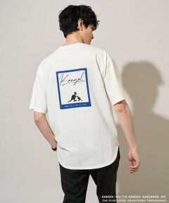 a.v.v / アー・ヴェ・ヴェ カットソー | 【コラボ/接触冷感】ＫＡＮＧＯＬスクエアプリントロングシルエットカットソー