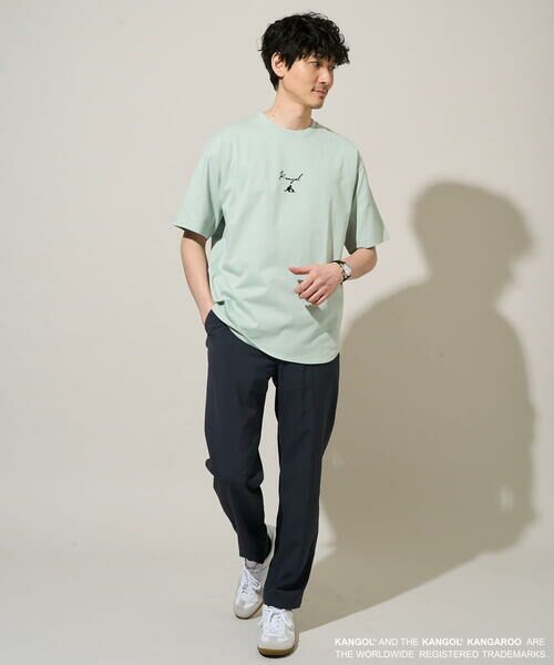 a.v.v / アー・ヴェ・ヴェ カットソー | 【コラボ/接触冷感】ＫＡＮＧＯＬスクエアプリントロングシルエットカットソー | 詳細1