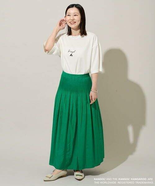 a.v.v / アー・ヴェ・ヴェ カットソー | 【コラボ/接触冷感】ＫＡＮＧＯＬスクエアプリントロングシルエットカットソー | 詳細6