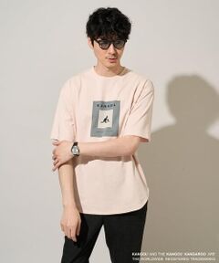 a.v.v / アー・ヴェ・ヴェ カットソー | 【コラボ/接触冷感】ＫＡＮＧＯＬスクエアプリントロングシルエットカットソー