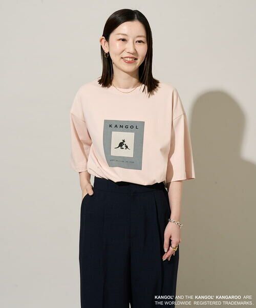 a.v.v / アー・ヴェ・ヴェ カットソー | 【コラボ/接触冷感】ＫＡＮＧＯＬスクエアプリントロングシルエットカットソー | 詳細11