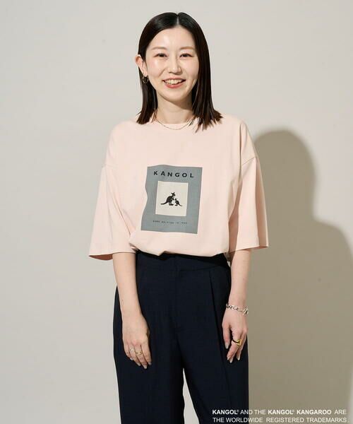 a.v.v / アー・ヴェ・ヴェ カットソー | 【コラボ/接触冷感】ＫＡＮＧＯＬスクエアプリントロングシルエットカットソー | 詳細12