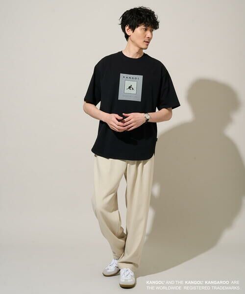 a.v.v / アー・ヴェ・ヴェ カットソー | 【コラボ/接触冷感】ＫＡＮＧＯＬスクエアプリントロングシルエットカットソー | 詳細2