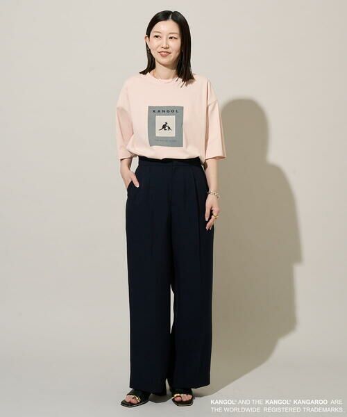 a.v.v / アー・ヴェ・ヴェ カットソー | 【コラボ/接触冷感】ＫＡＮＧＯＬスクエアプリントロングシルエットカットソー | 詳細4