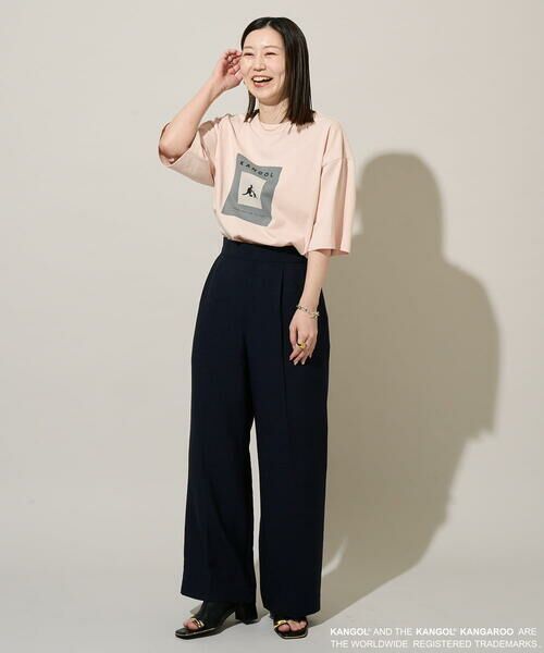 a.v.v / アー・ヴェ・ヴェ カットソー | 【コラボ/接触冷感】ＫＡＮＧＯＬスクエアプリントロングシルエットカットソー | 詳細5