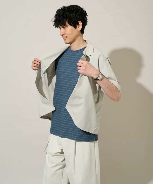 a.v.v / アー・ヴェ・ヴェ カットソー | 【イージーケア/洗濯機で洗える】タックメランジセミワイドシルエットクルーネックカットソー | 詳細12