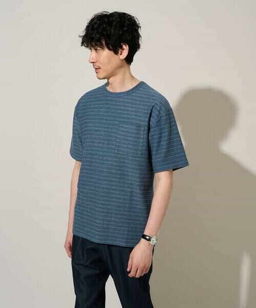 a.v.v / アー・ヴェ・ヴェ カットソー | 【イージーケア/洗濯機で洗える】タックメランジセミワイドシルエットクルーネックカットソー | 詳細13