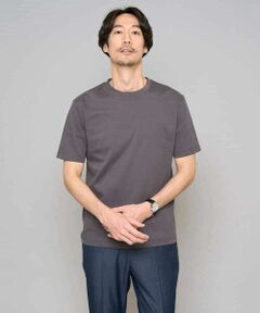 a.v.v / アー・ヴェ・ヴェ カットソー | 【洗濯機で洗える/接触冷感/UVカット/毛玉になりにくい】シルケットスムースクルーネックスマートＴシャツ