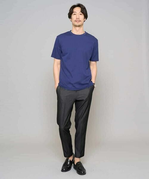 a.v.v / アー・ヴェ・ヴェ カットソー | 【洗濯機で洗える/接触冷感/UVカット/毛玉になりにくい】シルケットスムースクルーネックスマートＴシャツ | 詳細1