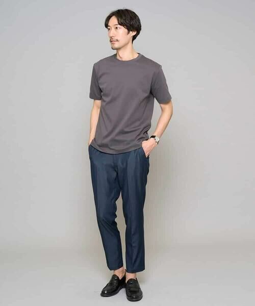 a.v.v / アー・ヴェ・ヴェ カットソー | 【洗濯機で洗える/接触冷感/UVカット/毛玉になりにくい】シルケットスムースクルーネックスマートＴシャツ | 詳細18