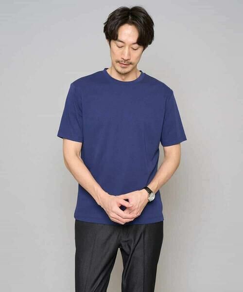 a.v.v / アー・ヴェ・ヴェ カットソー | 【洗濯機で洗える/接触冷感/UVカット/毛玉になりにくい】シルケットスムースクルーネックスマートＴシャツ | 詳細21