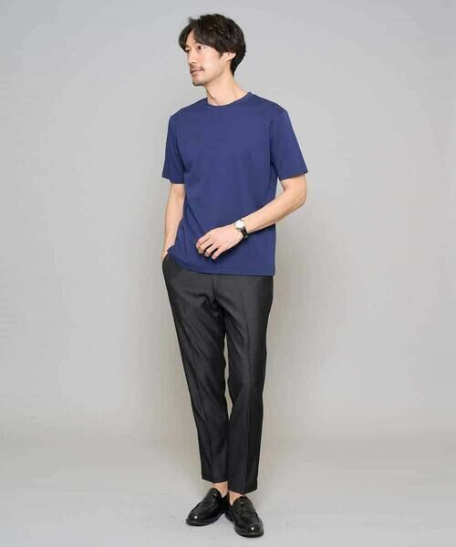 a.v.v / アー・ヴェ・ヴェ カットソー | 【洗濯機で洗える/接触冷感/UVカット/毛玉になりにくい】シルケットスムースクルーネックスマートＴシャツ | 詳細3