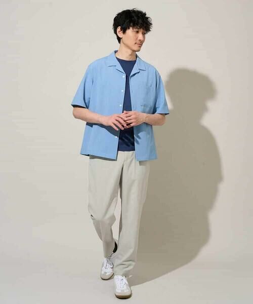 a.v.v / アー・ヴェ・ヴェ カットソー | 【洗濯機で洗える/接触冷感/UVカット/毛玉になりにくい】シルケットスムースクルーネックスマートＴシャツ | 詳細4