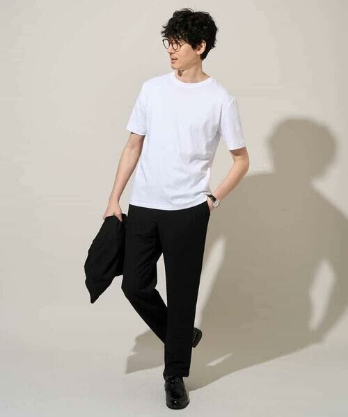 a.v.v / アー・ヴェ・ヴェ カットソー | 【洗濯機で洗える/接触冷感/UVカット/毛玉になりにくい】シルケットスムースクルーネックスマートＴシャツ | 詳細6