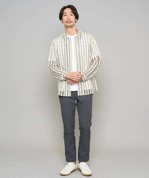 a.v.v / アー・ヴェ・ヴェ カットソー | 【洗濯機で洗える/接触冷感/UVカット/毛玉になりにくい】シルケットスムースクルーネックスマートＴシャツ | 詳細7