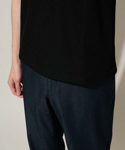 a.v.v / アー・ヴェ・ヴェ カットソー | 【イージーケア/洗濯機で洗える/接触冷感/毛玉になりにくい】ワイドハニカムジャカードクルーネックスマートＴシャツ | 詳細11