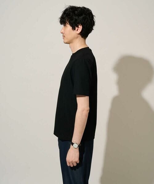 a.v.v / アー・ヴェ・ヴェ カットソー | 【イージーケア/洗濯機で洗える/接触冷感/毛玉になりにくい】ワイドハニカムジャカードクルーネックスマートＴシャツ | 詳細7