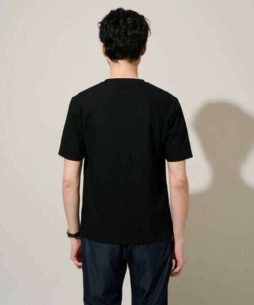 a.v.v / アー・ヴェ・ヴェ カットソー | 【イージーケア/洗濯機で洗える/接触冷感/毛玉になりにくい】ワイドハニカムジャカードクルーネックスマートＴシャツ | 詳細8