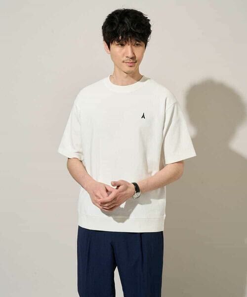 a.v.v / アー・ヴェ・ヴェ カットソー | 【イージーケア/洗濯機で洗える/接触冷感/毛玉になりにくい】ライトアゼ１ポイントシシュウスウェットＴ | 詳細20