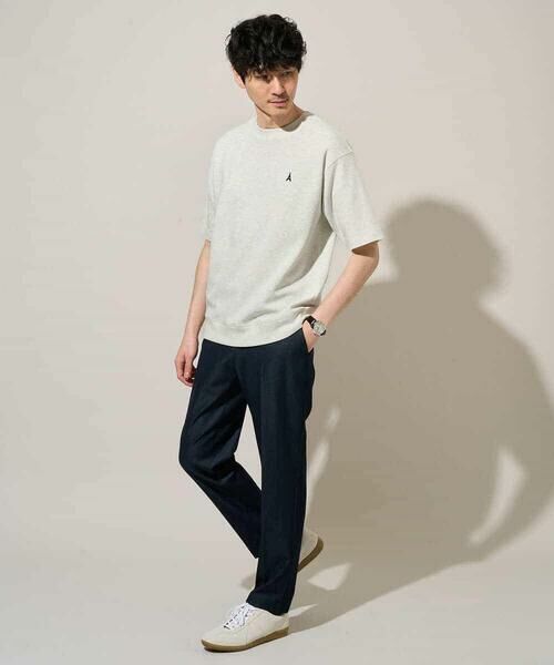 a.v.v / アー・ヴェ・ヴェ カットソー | 【イージーケア/洗濯機で洗える/接触冷感/毛玉になりにくい】ライトアゼ１ポイントシシュウスウェットＴ | 詳細5