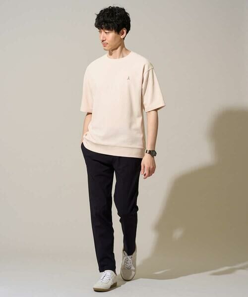 a.v.v / アー・ヴェ・ヴェ カットソー | 【イージーケア/洗濯機で洗える/接触冷感/毛玉になりにくい】ライトアゼ１ポイントシシュウスウェットＴ | 詳細9