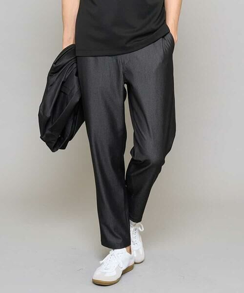 a.v.v / アー・ヴェ・ヴェ その他パンツ | 【イージーケア/接触冷感】デニムライクストレッチアンクルセミルーズパンツ（ダークグレー）