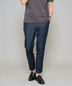 a.v.v / アー・ヴェ・ヴェ その他パンツ | 【イージーケア/接触冷感】デニムライクストレッチアンクルスマートスラックス