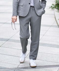 a.v.v / アー・ヴェ・ヴェ その他パンツ | 【イージーケア/洗濯機で洗える] シアサッカーセミルーズパンツ