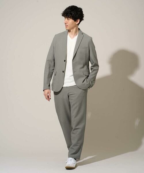 a.v.v / アー・ヴェ・ヴェ その他パンツ | 【イージーケア/洗濯機で洗える] シアサッカーセミルーズパンツ | 詳細5