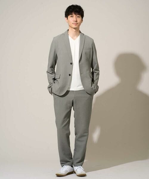 a.v.v / アー・ヴェ・ヴェ その他パンツ | 【イージーケア/洗濯機で洗える] シアサッカーセミルーズパンツ | 詳細6