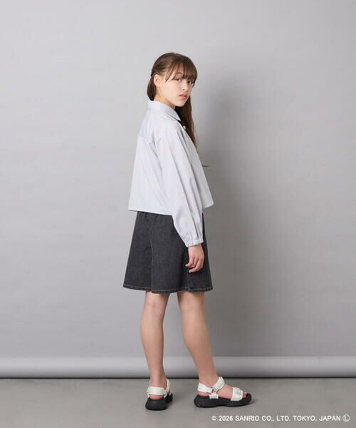 a.v.v / アー・ヴェ・ヴェ シャツ・ブラウス | [120-150]【数量限定】[クロミ]ストライプシャツ | 詳細9