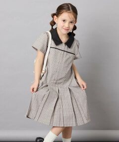 a.v.v / アー・ヴェ・ヴェ ロング・マキシ丈ワンピース | [130-160]タックプリーツ襟付きワンピース