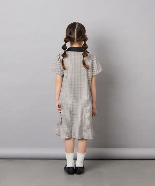 a.v.v / アー・ヴェ・ヴェ ロング・マキシ丈ワンピース | [130-160]タックプリーツ襟付きワンピース | 詳細11